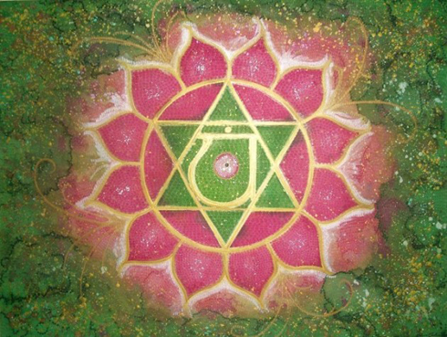 Anahata chakra yantra